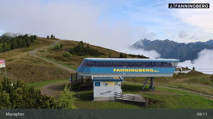 Archiv Foto Webcam Fanningberg - Bergstation
