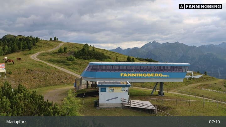 Archiv Foto Webcam Fanningberg - Bergstation