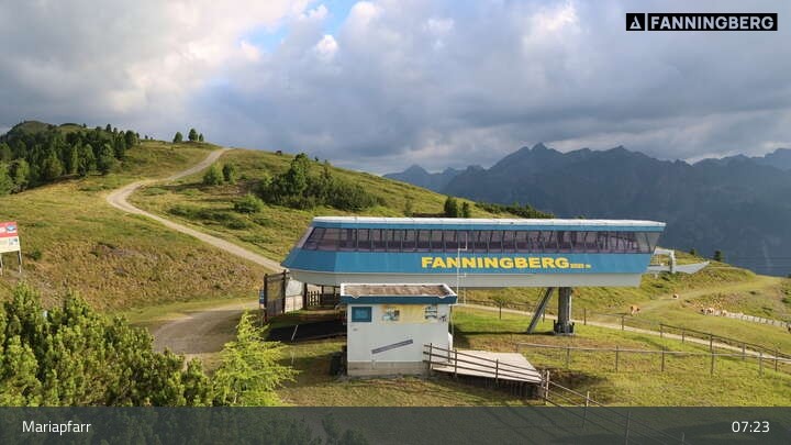 Archiv Foto Webcam Fanningberg - Bergstation