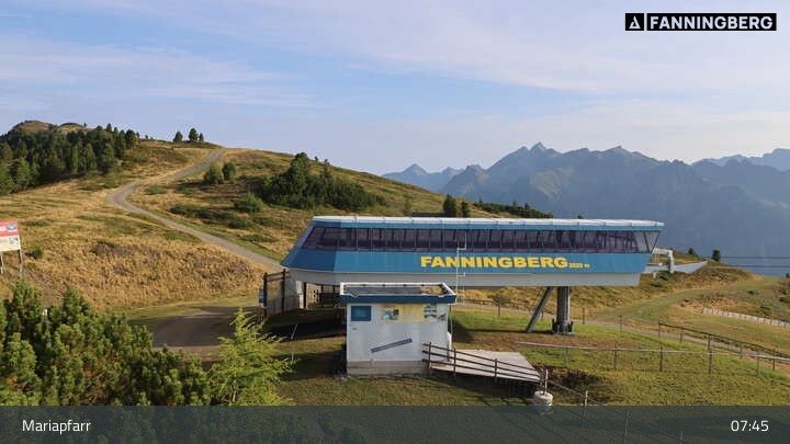Archiv Foto Webcam Fanningberg - Bergstation
