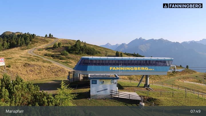 Archiv Foto Webcam Fanningberg - Bergstation