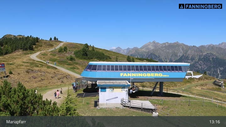Archived image Webcam Fanningberg - Top Station