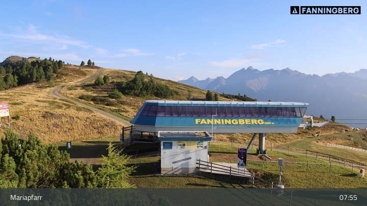 Archiv Foto Webcam Fanningberg - Bergstation
