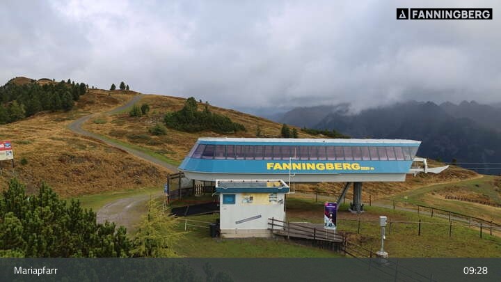 Archiv Foto Webcam Fanningberg - Bergstation