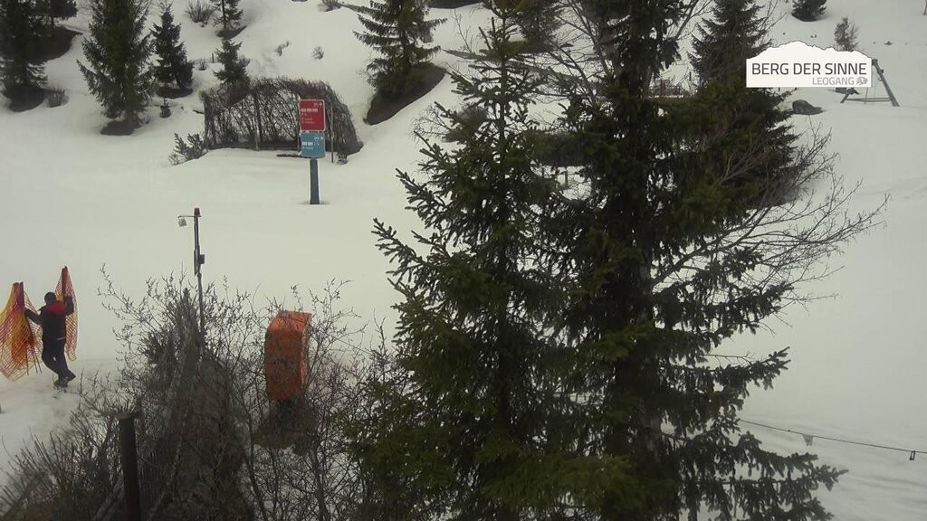 Archiv Foto Webcam Mittelstation Asitz Kabinenbahn