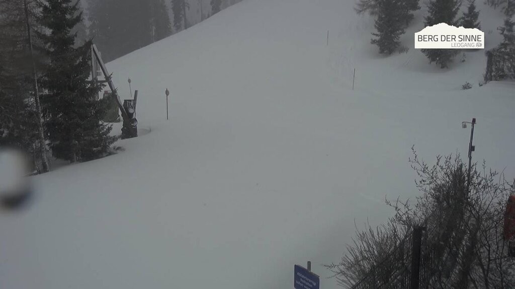 Archived image Webcam Intermediate station Asitz Kabinenbahn