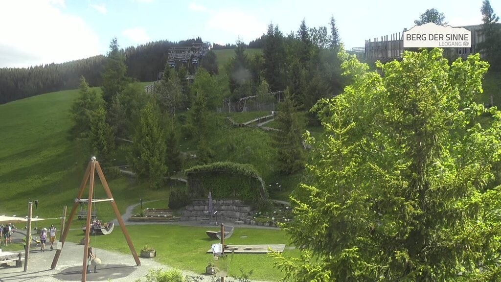 Archived image Webcam Intermediate station Asitz Kabinenbahn