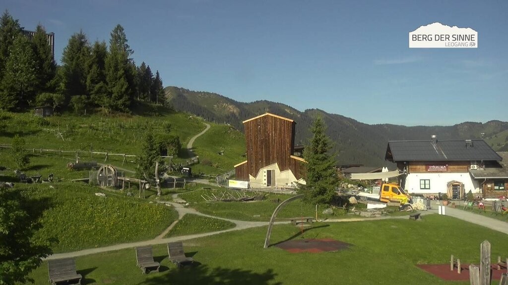 Archiv Foto Webcam Mittelstation Asitz Kabinenbahn