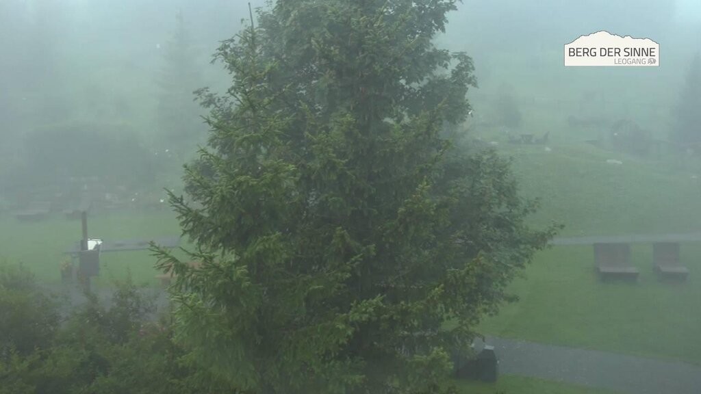 Archiv Foto Webcam Leogang: Mittelstation Asitz