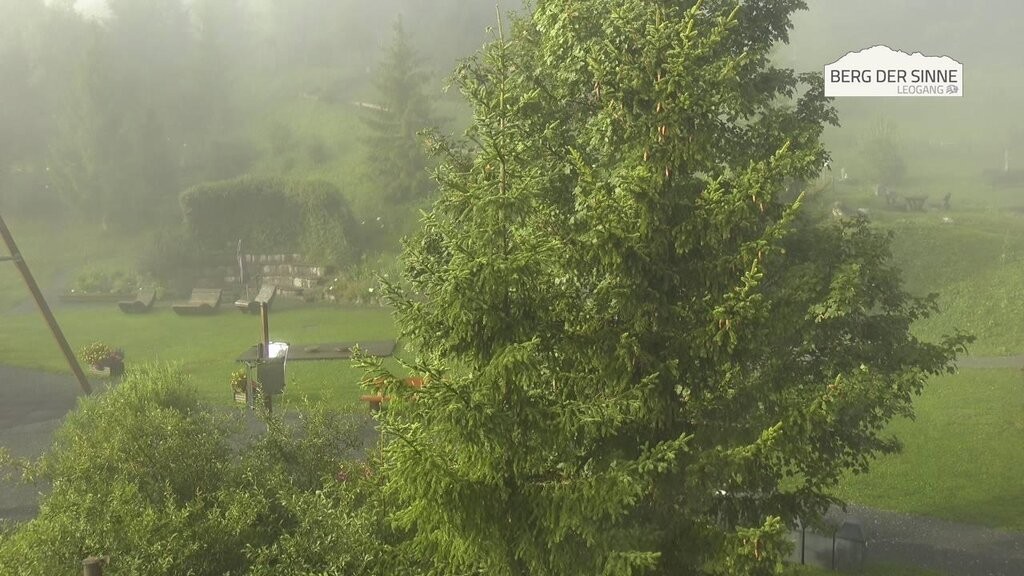 Archiv Foto Webcam Leogang: Mittelstation Asitz