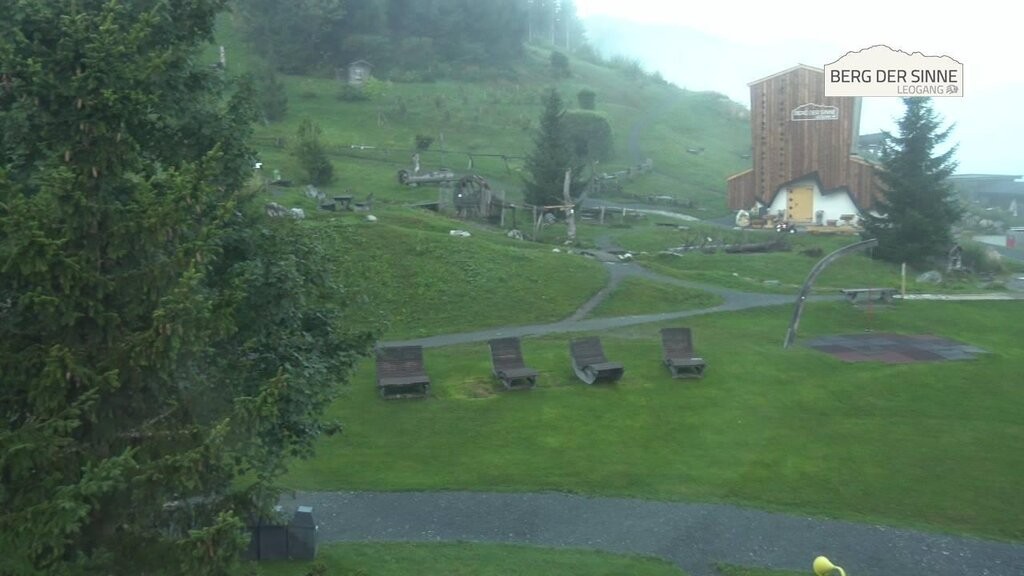 Archiv Foto Webcam Leogang: Mittelstation Asitz