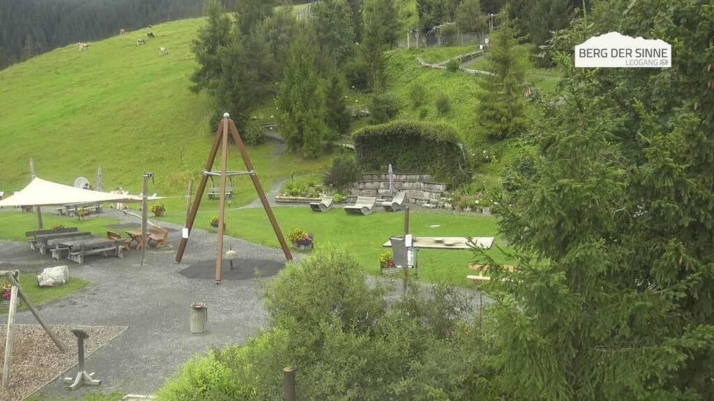Archiv Foto Webcam Leogang: Mittelstation Asitz