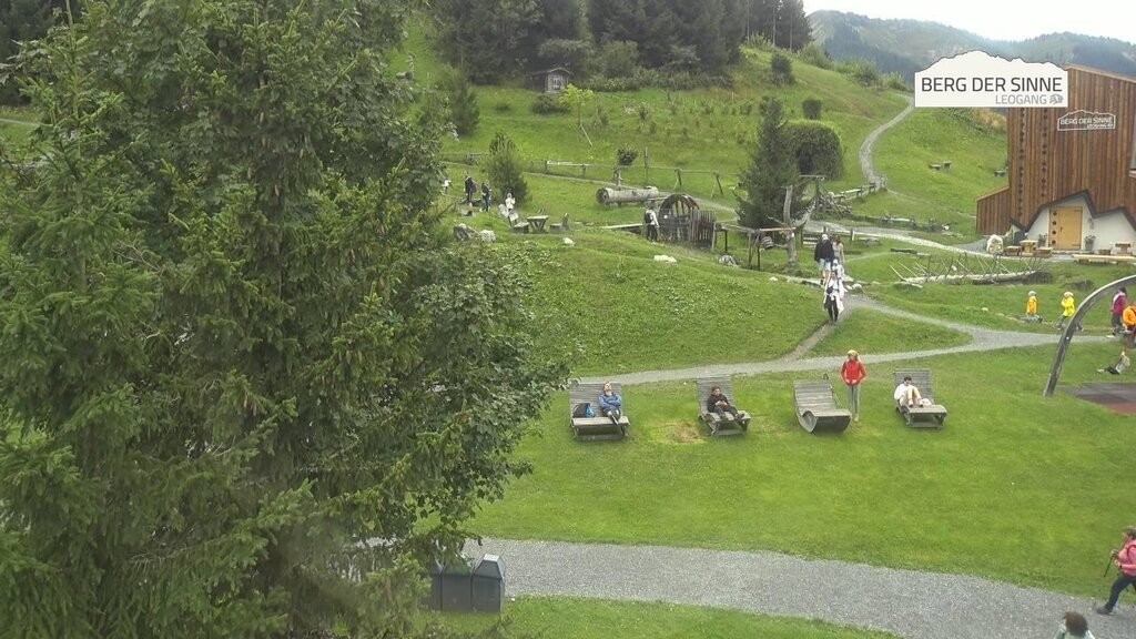 Archiv Foto Webcam Leogang: Mittelstation Asitz