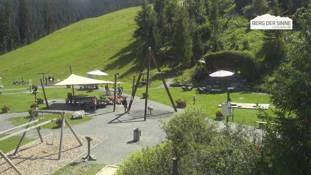 Archiv Foto Webcam Leogang: Mittelstation Asitz