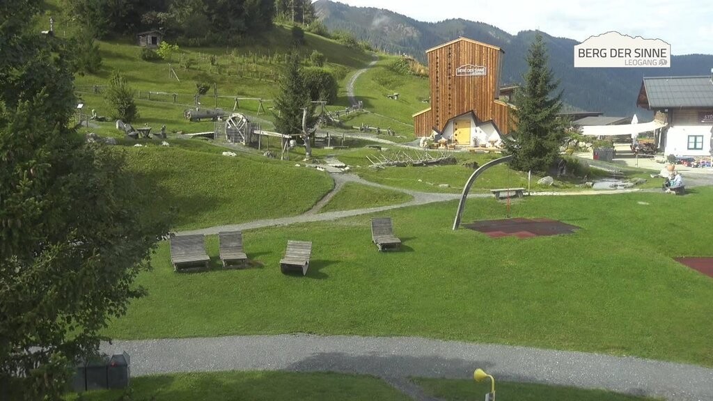 Archiv Foto Webcam Leogang: Mittelstation Asitz