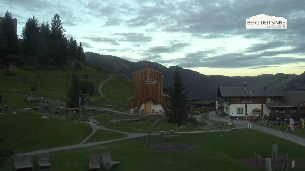 Archiv Foto Webcam Leogang: Mittelstation Asitz