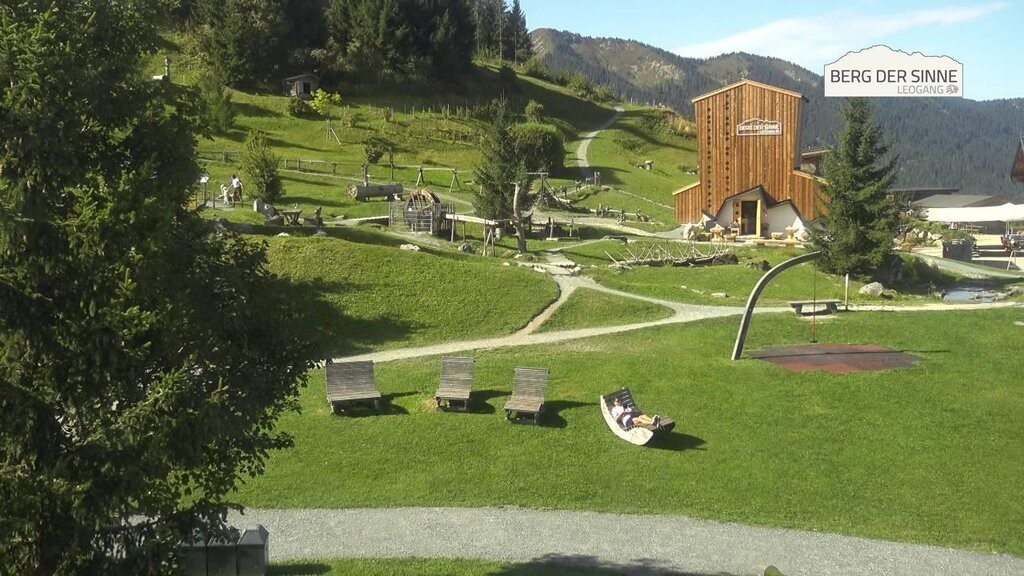 Archiv Foto Webcam Leogang: Mittelstation Asitz