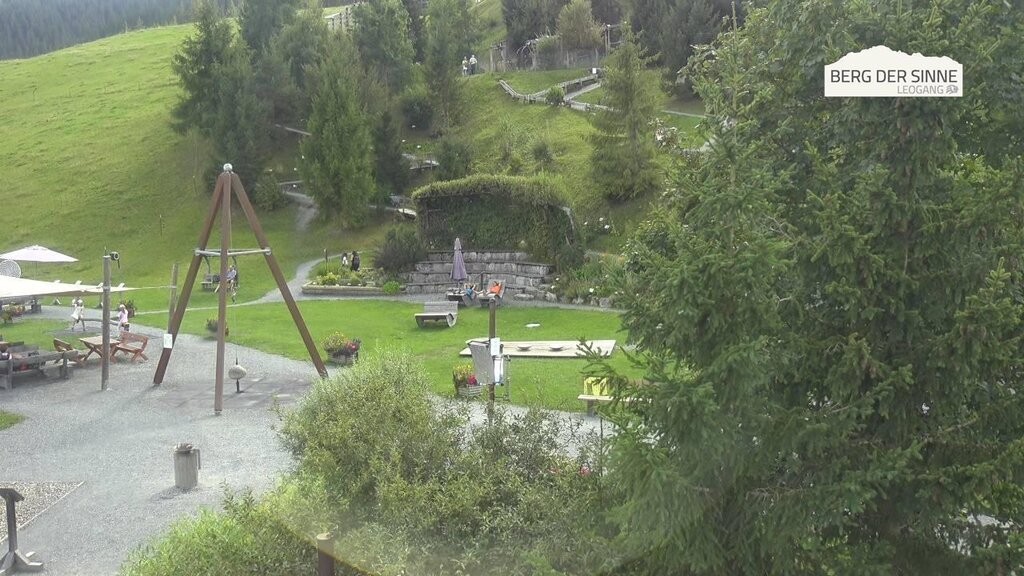 Archiv Foto Webcam Leogang: Mittelstation Asitz