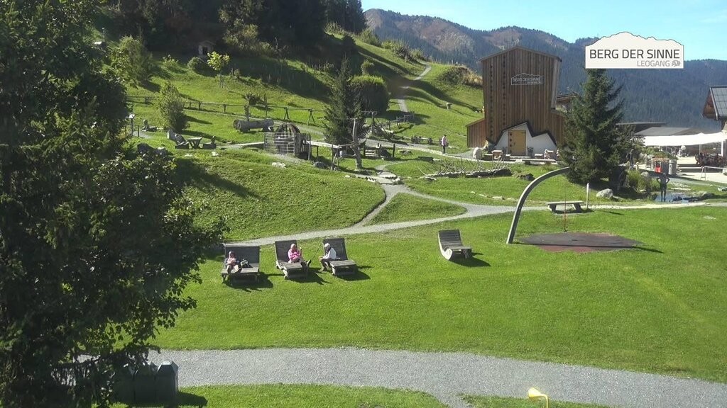 Archiv Foto Webcam Leogang: Mittelstation Asitz