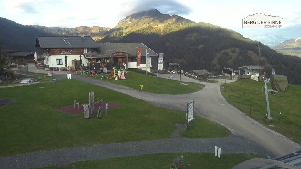 Archiv Foto Webcam Leogang: Mittelstation Asitz