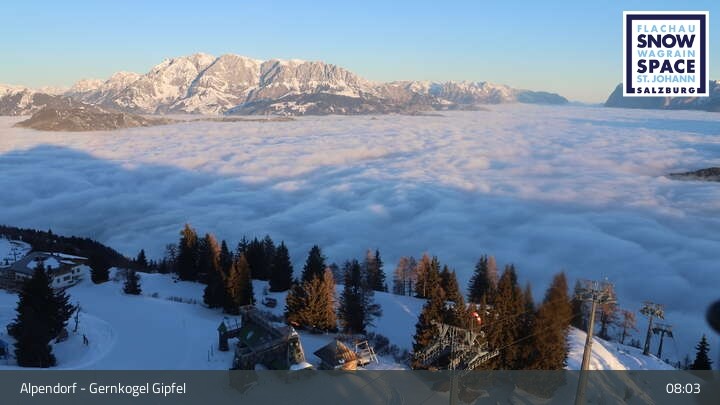 Archiv Foto Webcam Gernkogel, St. Johann Alpendorf