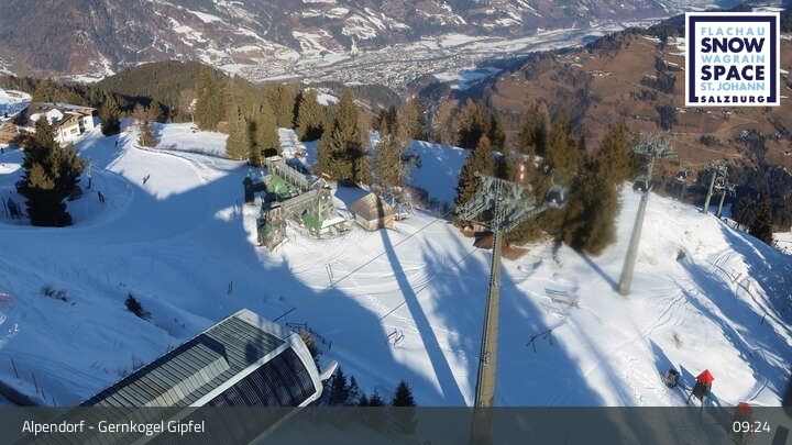 Archived image Webcam mountain "Gernkogel" in St. Johann Alpendorf