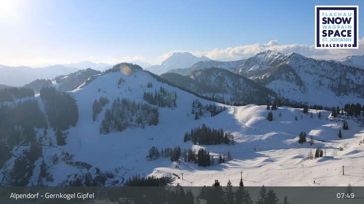 Archived image Webcam mountain "Gernkogel" in St. Johann Alpendorf