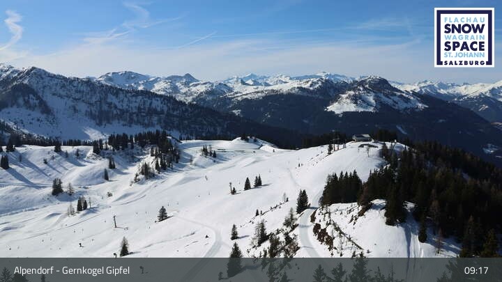 Archived image Webcam mountain "Gernkogel" in St. Johann Alpendorf
