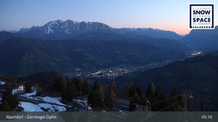 Archiv Foto Webcam Gernkogel, St. Johann Alpendorf