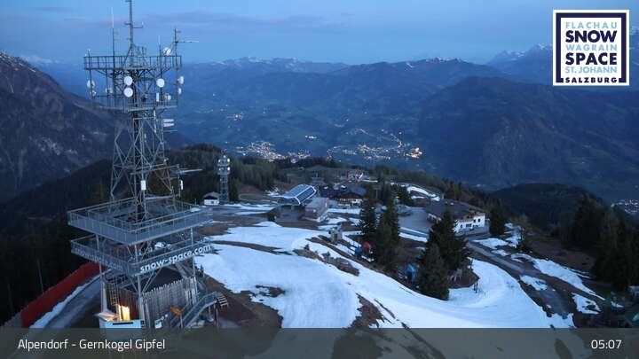 Archiv Foto Webcam Gernkogel, St. Johann Alpendorf