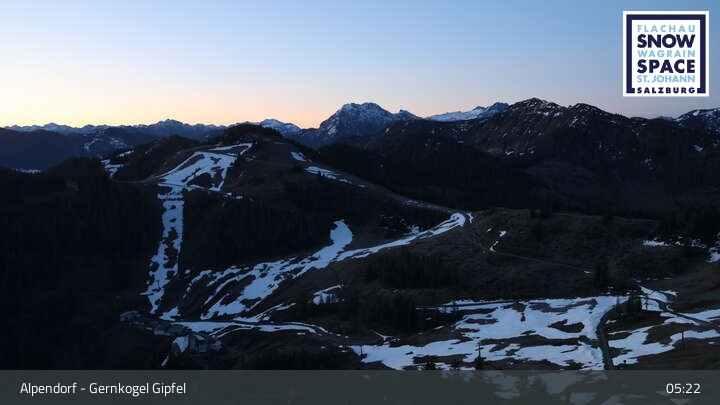 Archiv Foto Webcam Gernkogel, St. Johann Alpendorf