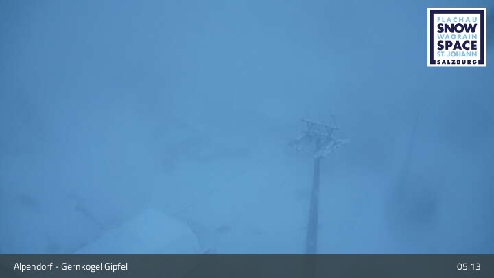 Archived image Webcam mountain "Gernkogel" in St. Johann Alpendorf