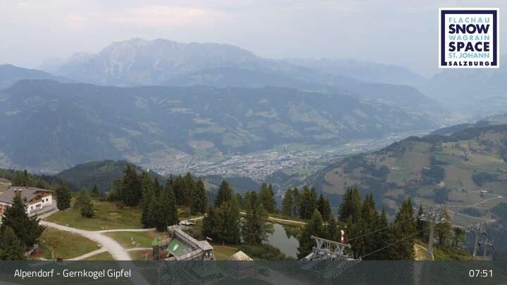 Archiv Foto Webcam Gernkogel, St. Johann Alpendorf