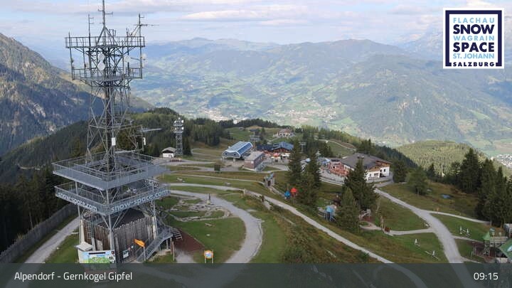 Archived image Webcam mountain "Gernkogel" in St. Johann Alpendorf