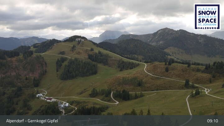 Archived image Webcam mountain "Gernkogel" in St. Johann Alpendorf