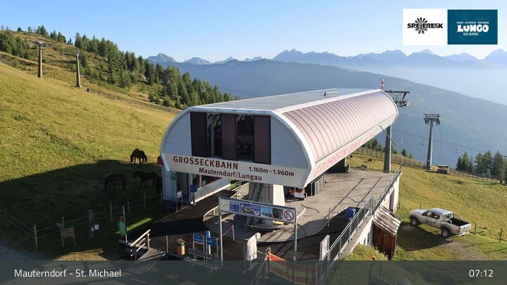 Archived image Webcam Grosseckbahn Sender Top Station