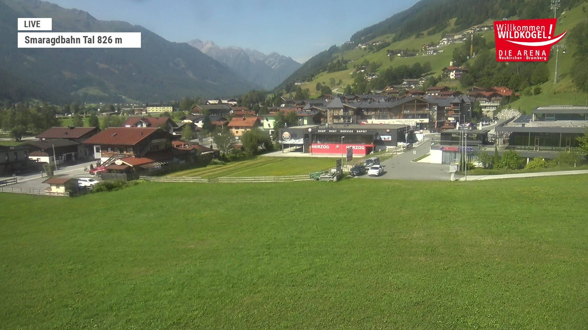 Archiv Foto Webcam Wildkogel: Frühmesserbahn - Bergstation