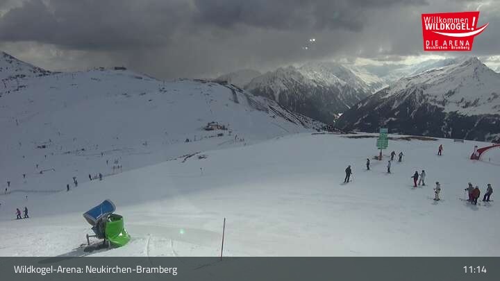 Archived image Webcam Kitzbühel Alps: Wildkogel-Arena