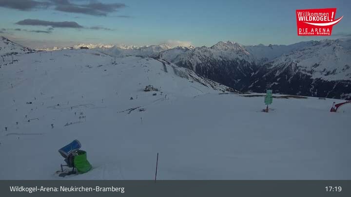 Archived image Webcam Kitzbühel Alps: Wildkogel-Arena