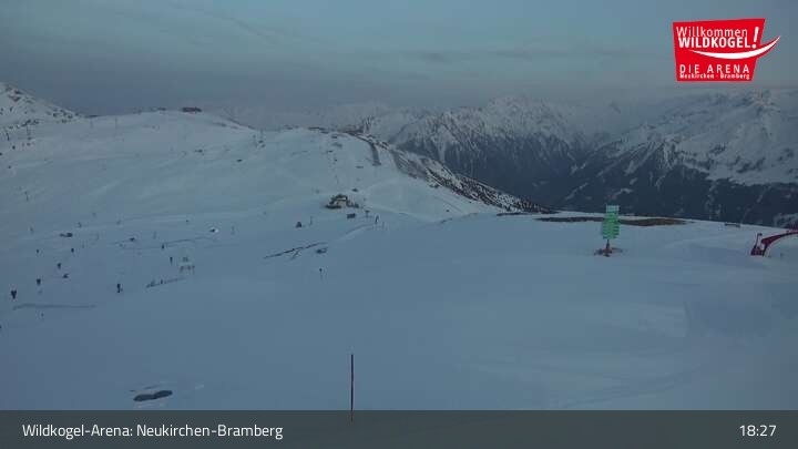 Archived image Webcam Kitzbühel Alps: Wildkogel-Arena