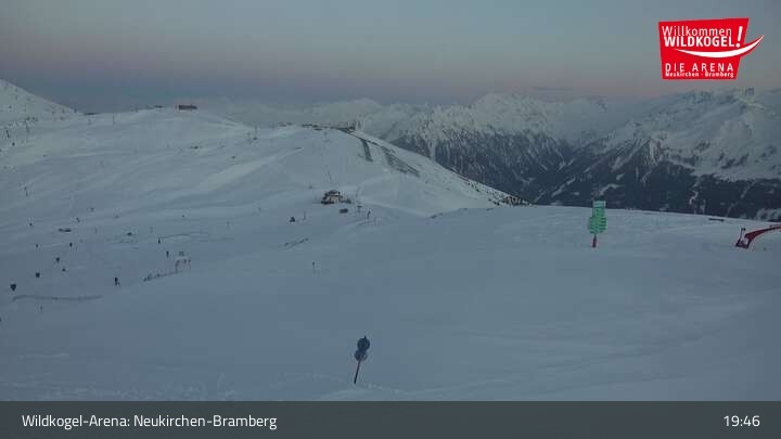 Archived image Webcam Kitzbühel Alps: Wildkogel-Arena
