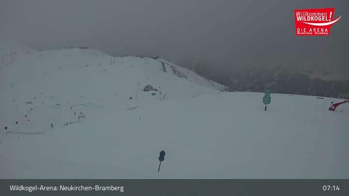 Archived image Webcam Kitzbühel Alps: Wildkogel-Arena