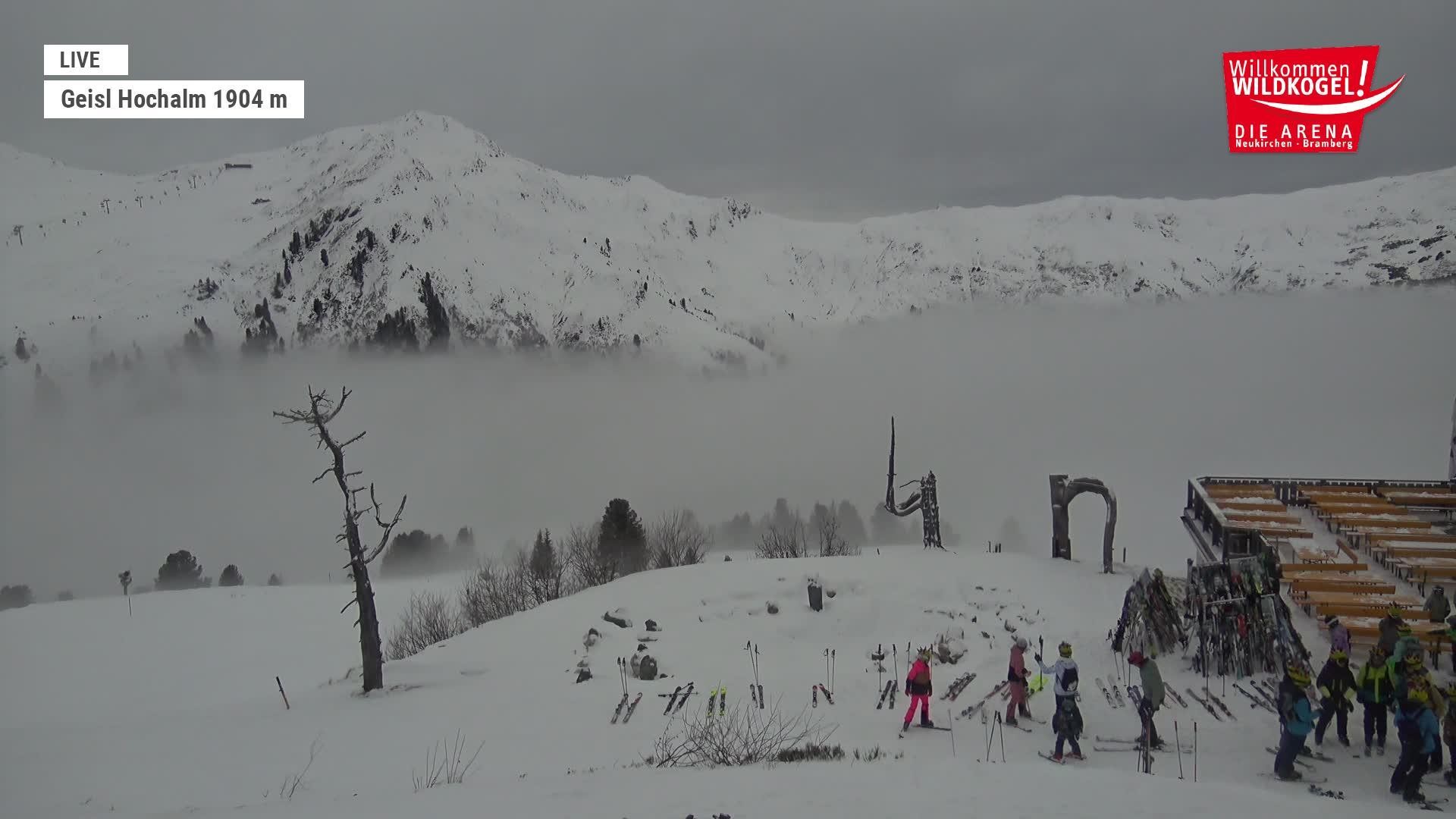 Archiv Foto Webcam Aussichts-Bergrestaurant Wildkogel-Arena