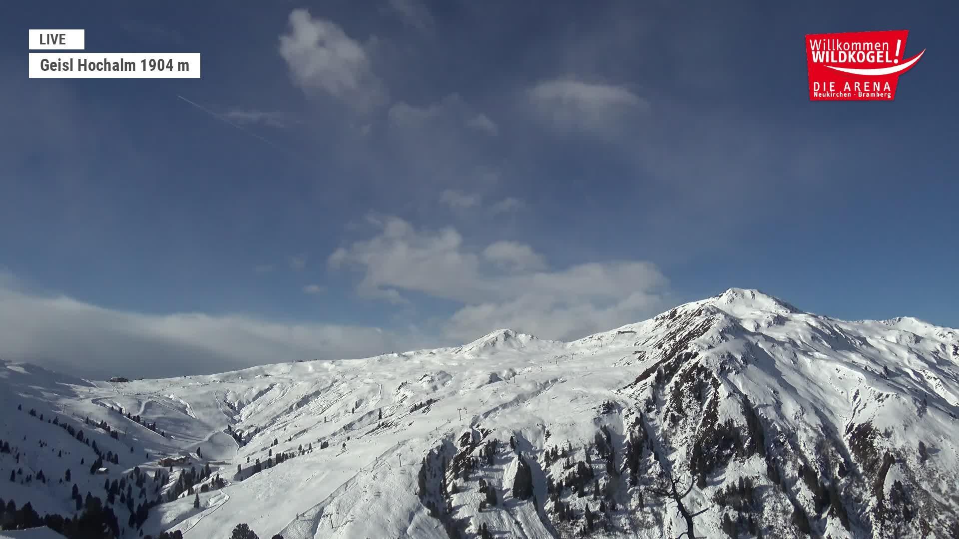 Archived image Webcam Panorama restaurant Wildkogel-Arena