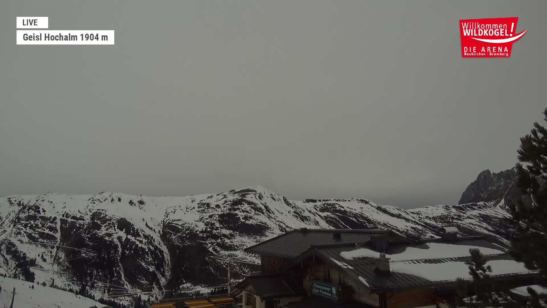 Archived image Webcam Panorama restaurant Wildkogel-Arena