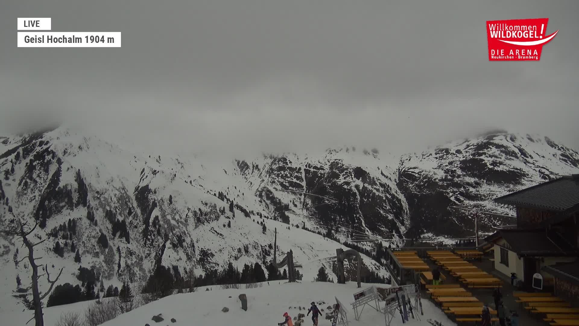 Archived image Webcam Panorama restaurant Wildkogel-Arena