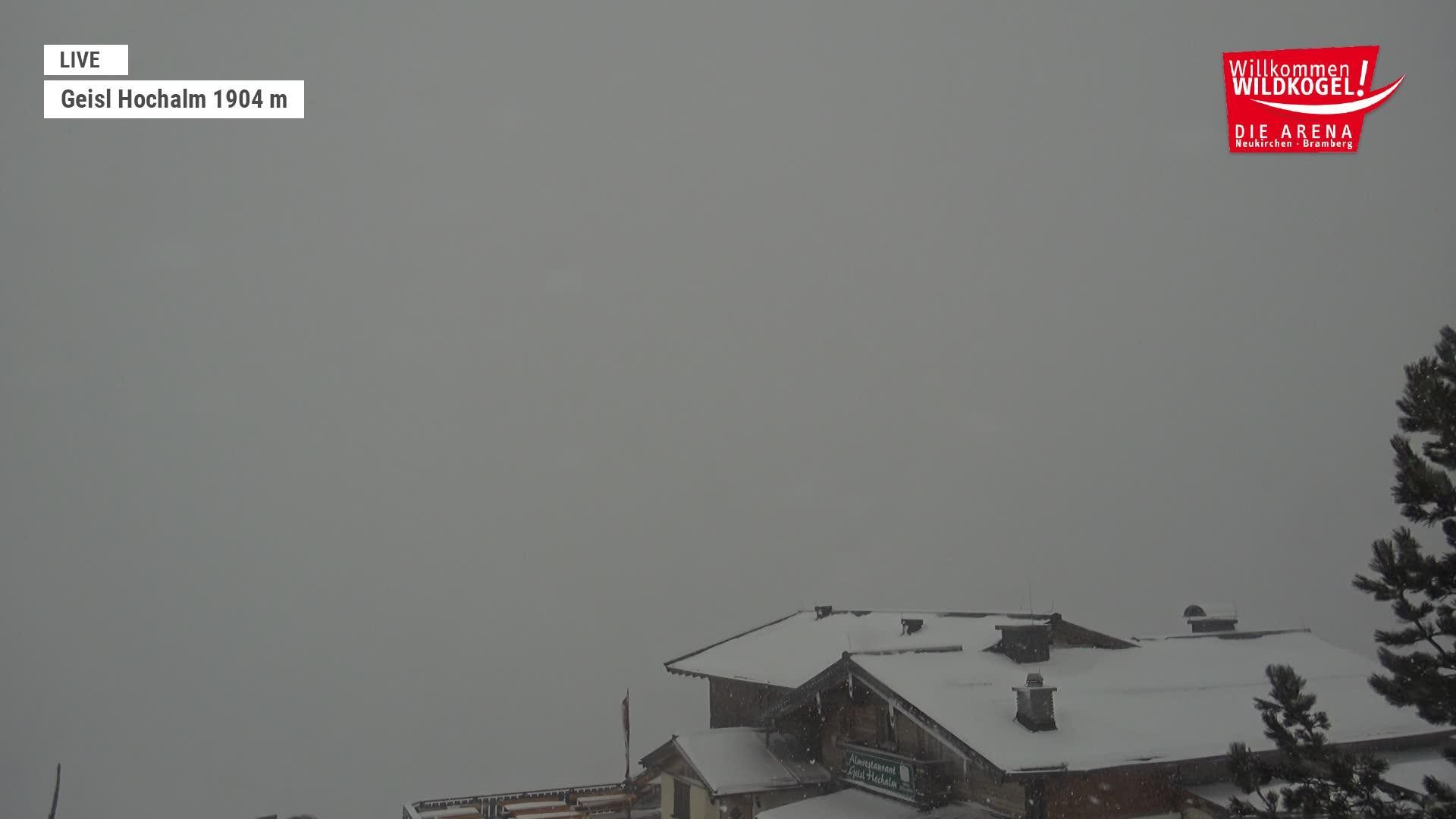 Archived image Webcam Panorama restaurant Wildkogel-Arena