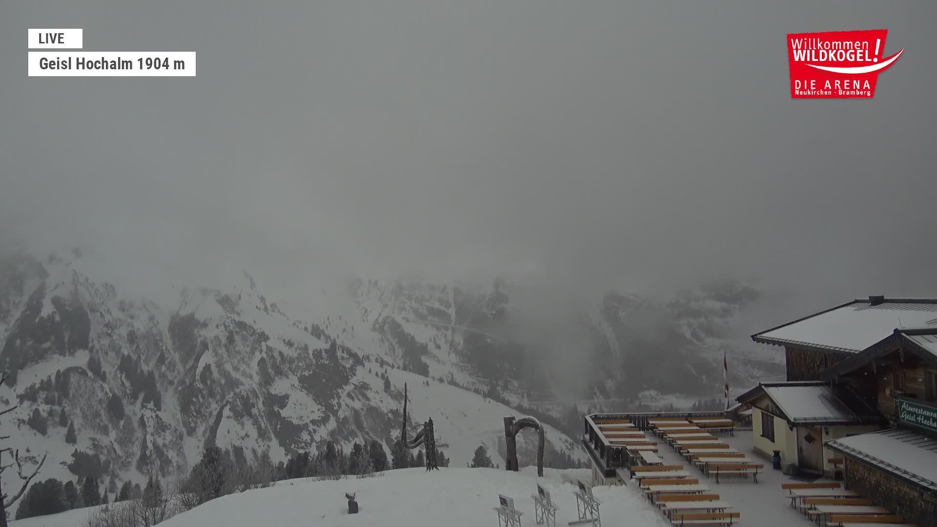 Archiv Foto Webcam Aussichts-Bergrestaurant Wildkogel-Arena