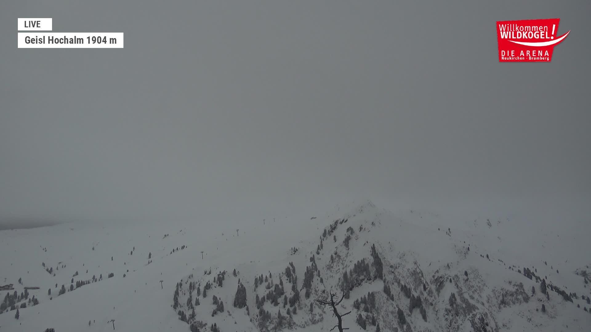 Archived image Webcam Panorama restaurant Wildkogel-Arena