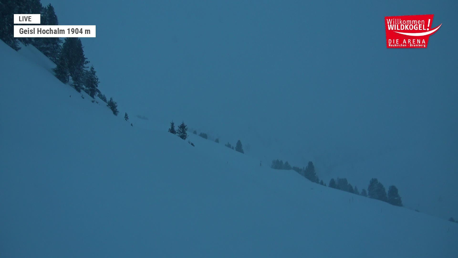 Archived image Webcam Panorama restaurant Wildkogel-Arena